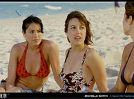 Michelle Borth On The Beach In A Bikini - celebrity female clothed