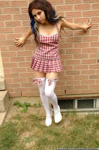 Petite Legal Girl In School Uniform