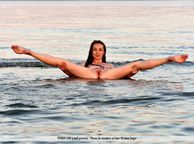Nude Open Legs Woman In The Water - nude euro hottie