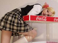 Amateur Blonde Dressed Up As Schoolgirl - non nude blonde hottie